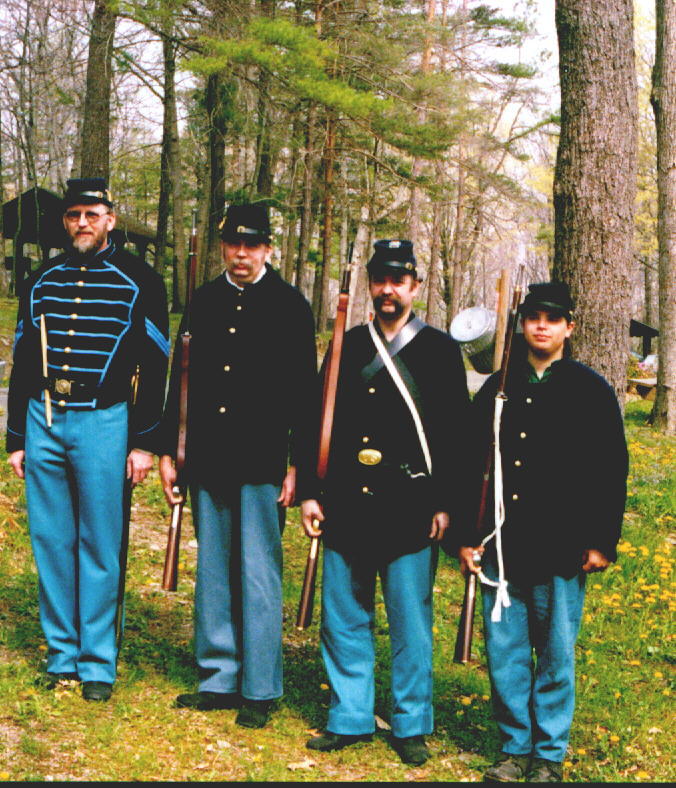 149th at Newtown Battlefield, May 2000